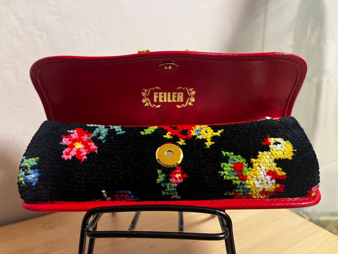 ⭐️【新品未使用】⭐️フェイラー メガネケース ハイジ柄 リボンチャーム付 完売品⭐️