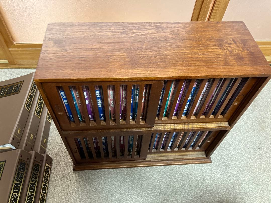 落語百選 全巻セット 木製収納ケース付き