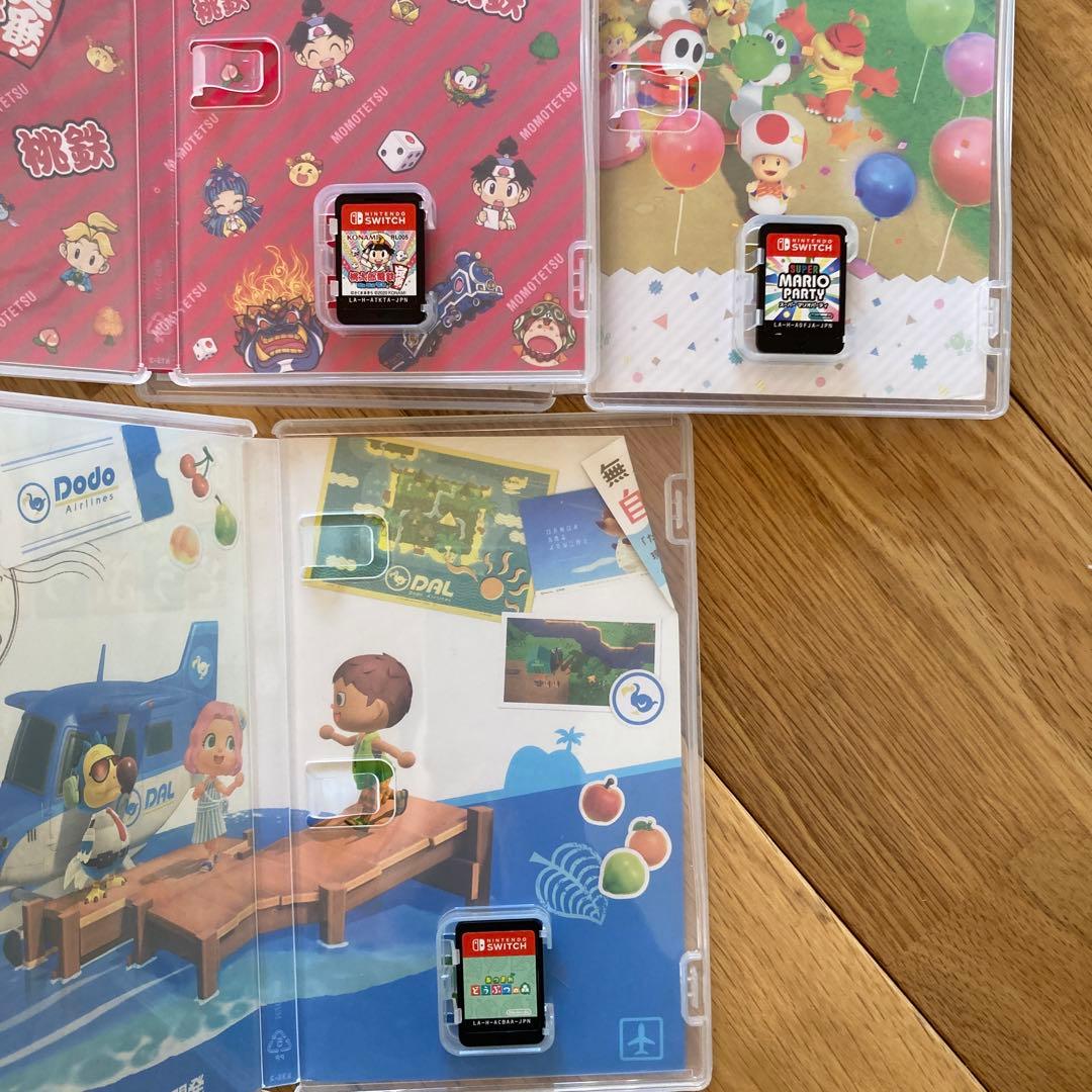 あつまれどうぶつの森・スーパーマリオパーティ・桃太郎電鉄 3本セット