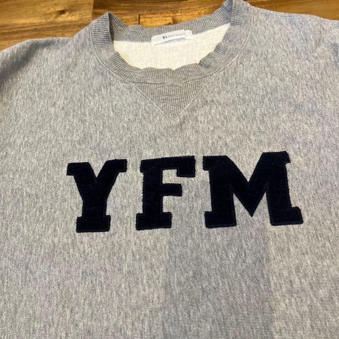 Ys for men グレー スウェットトレーナー YFM 3