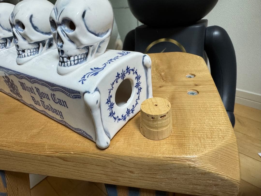 Neighborhood インセンスチャンバー　スカル4連　お香立て