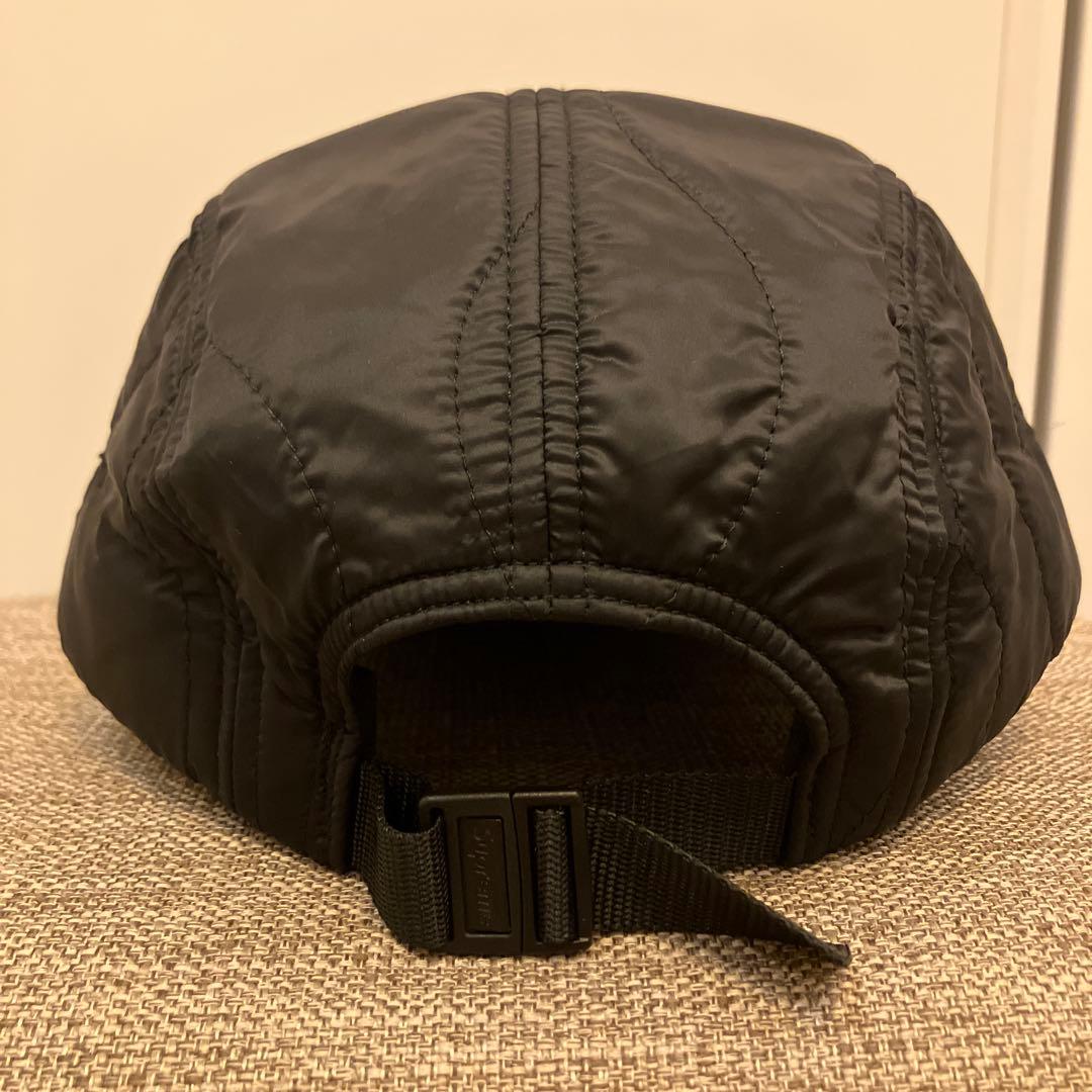 Supreme ブラックナイロン　キャップ黒