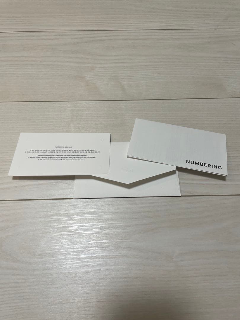 Numbering ナンバリング　ピアス　#8100 韓国　ユニセックス