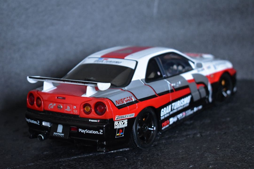1/18 オートアート 日産 グランツーリスモ R34 スカイライン GT-R