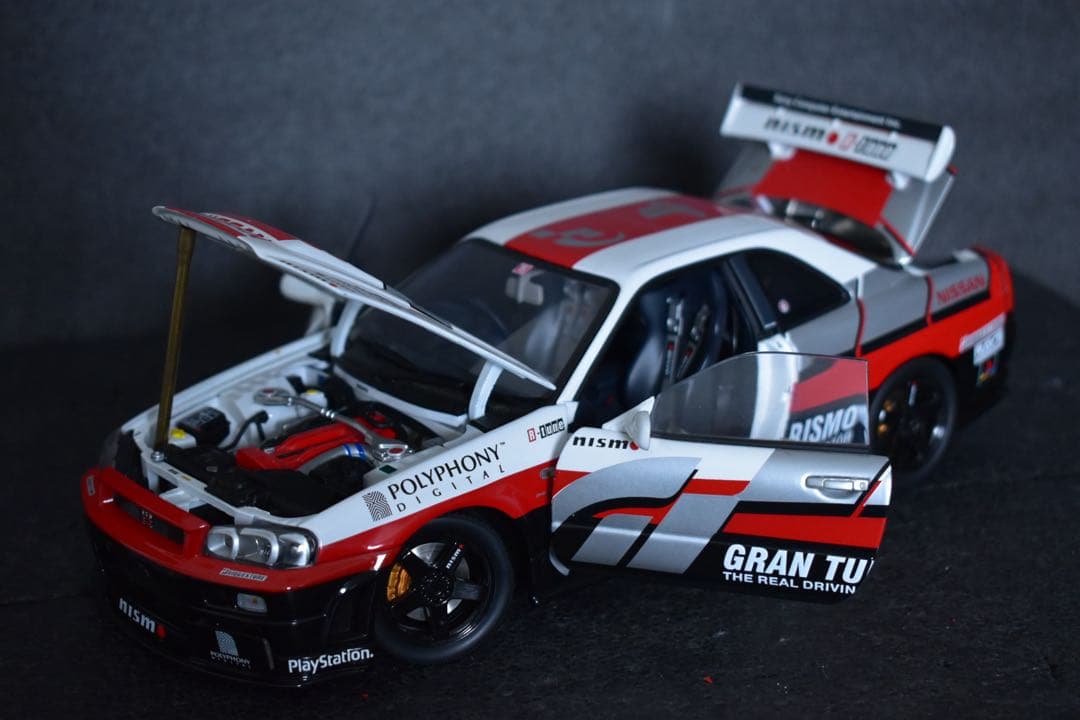 1/18 オートアート 日産 グランツーリスモ R34 スカイライン GT-R