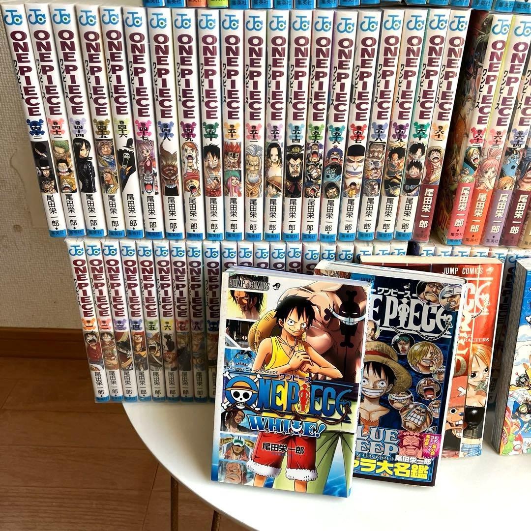 ワンピース 漫画 1巻〜107巻 関連本8冊 115冊セット