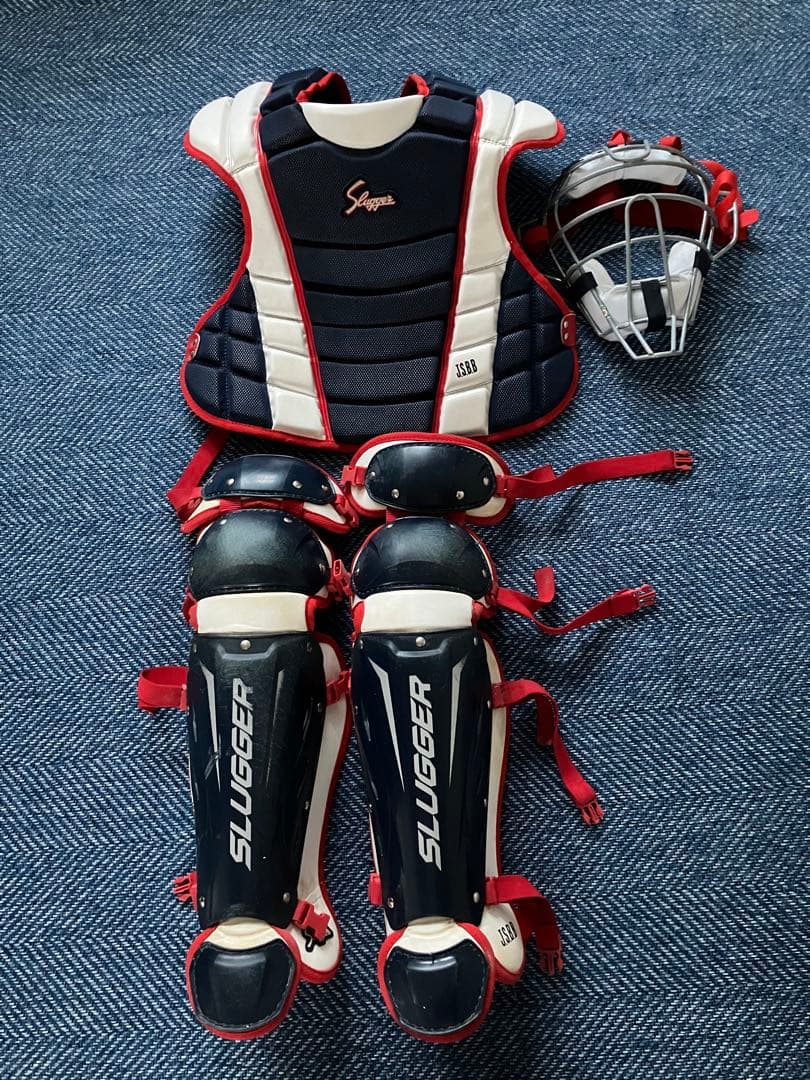 一般軟式用 久保田スラッガー SLUGGER キャッチャー防具一式