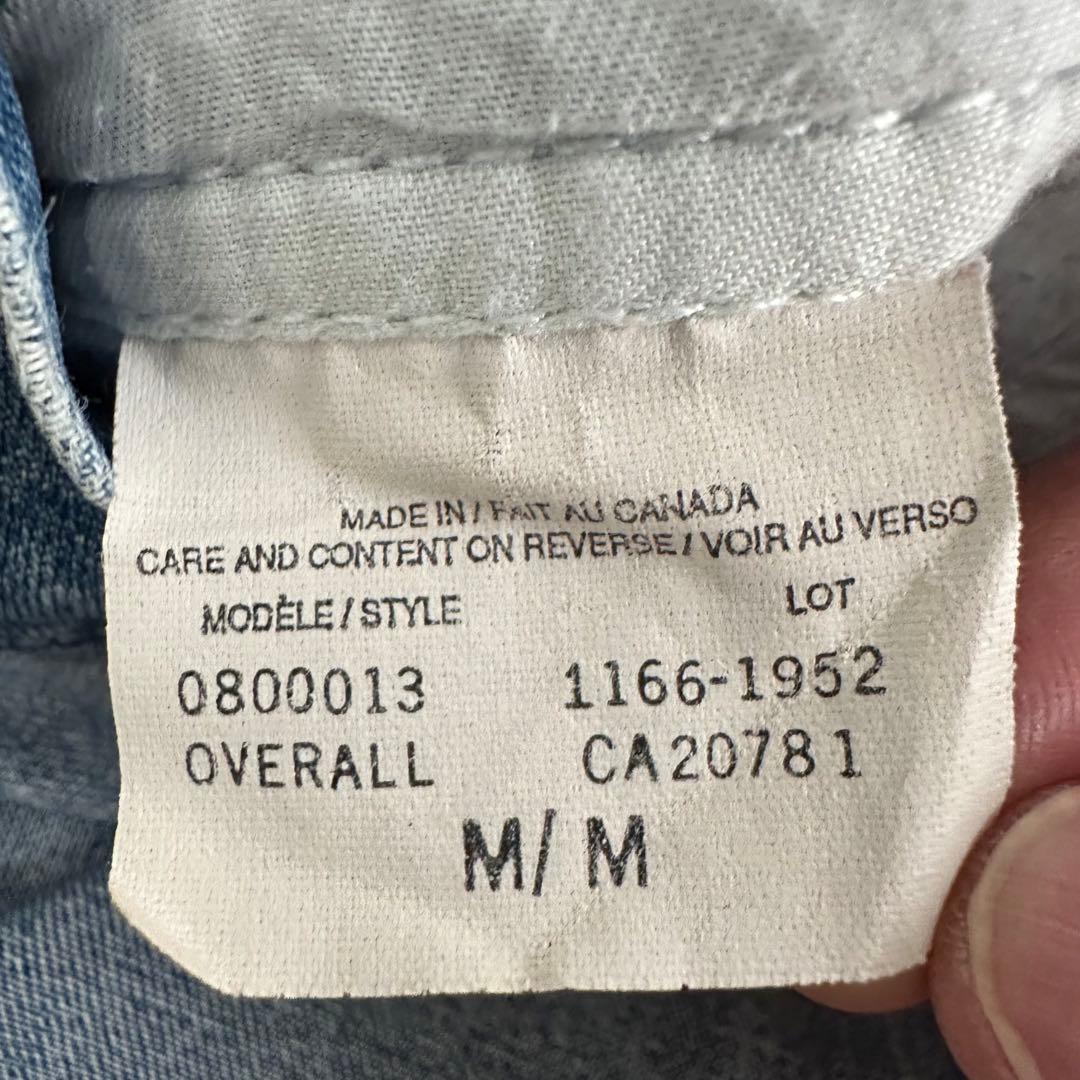 usa古着　90‘s TOMY  デニムオーバーオール　Mサイズ