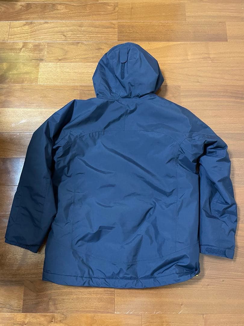 モンベル　パウダーステップジャケット/パンツ　160サイズ　ネイビー/イエロー