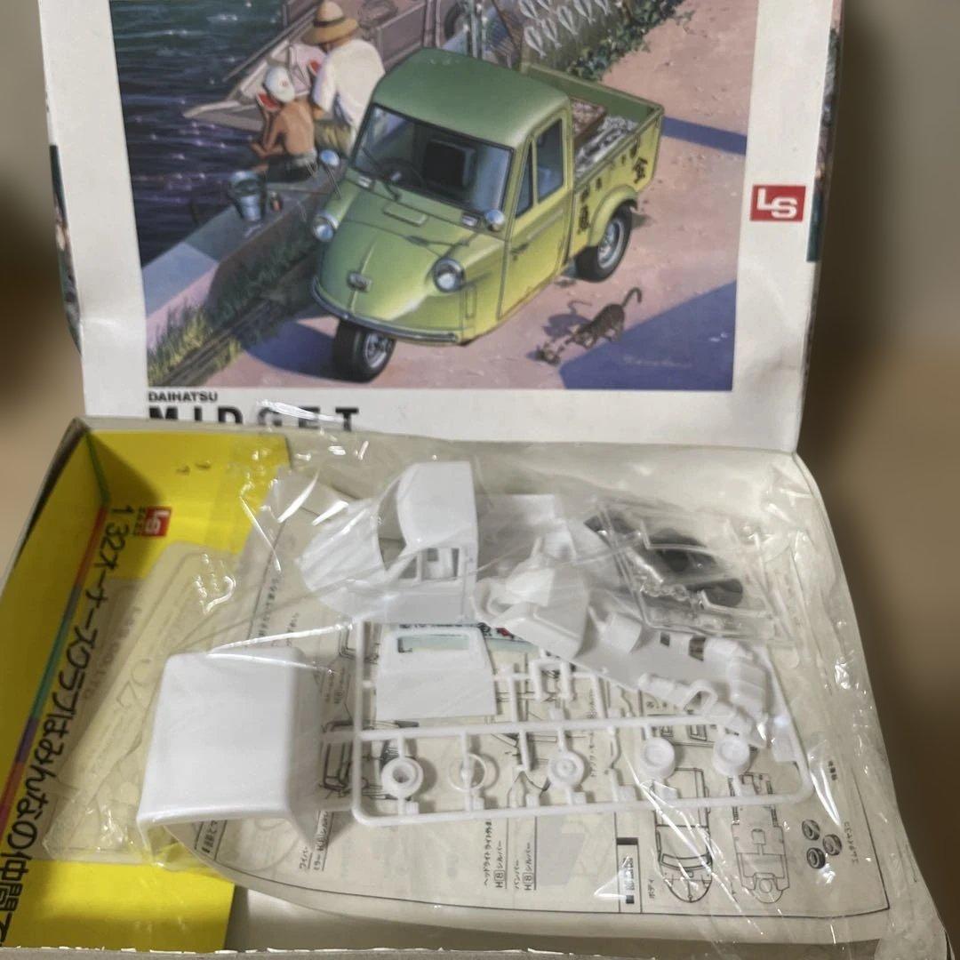 昭和レトロ三輪トラックLS未組立6台セット内袋未開封 まとめ売り希少品Ln119