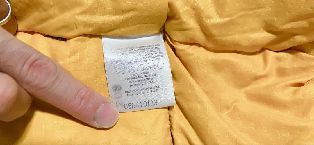 90s usa製 ノースフェイス　ダウンベスト