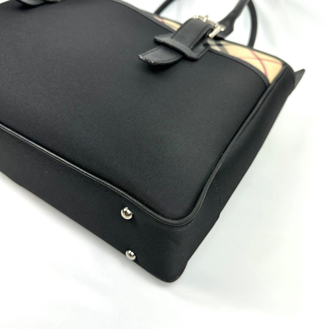 【美品】 バーバリー ノバチェック トートバッグ ビジネスバッグ A4可