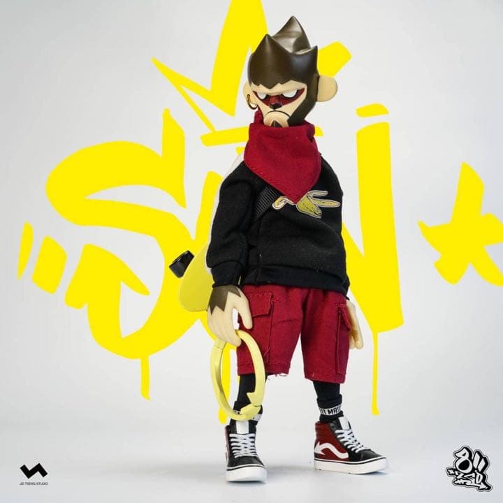 新品未開封 JT STUDIO 8” 2GO 西遊記 スケートボード フィギュア