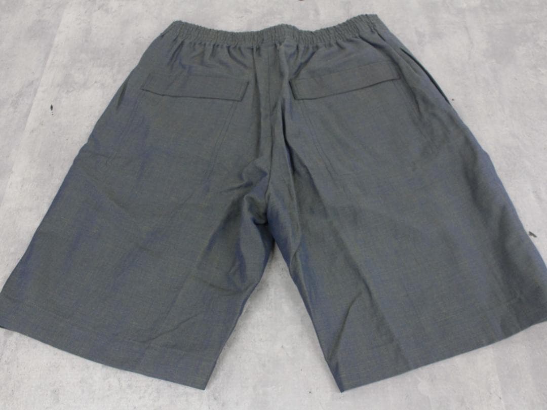 ▲美品 HERMESエルメス ショートパンツ フロントホック グレー