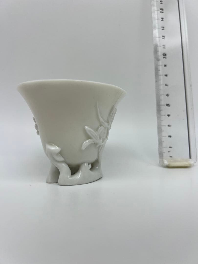 中国明朝か清朝德化窯杯茶道具骨董古美術　コレクション唐物　アンティーク青磁　江戸