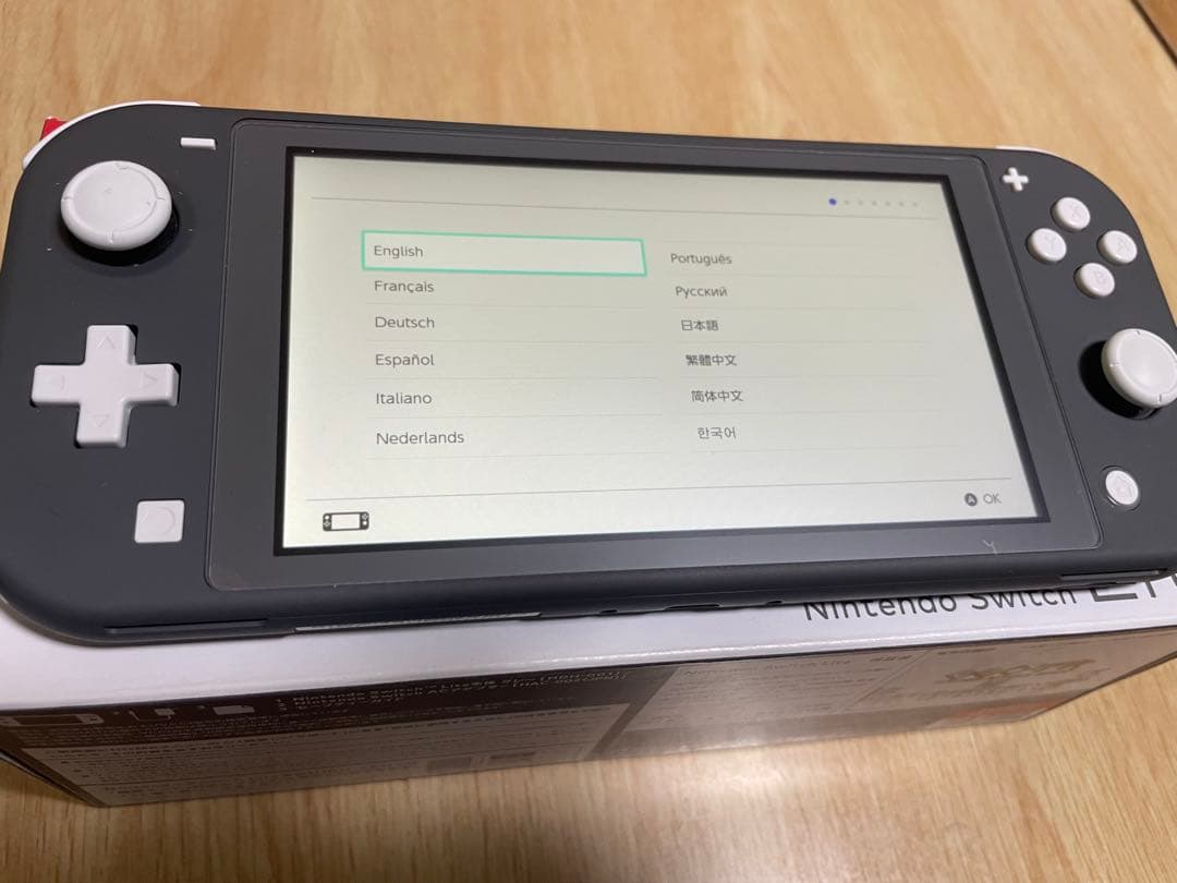 Nintendo Switch Lite 本体 グレー 付属品あり