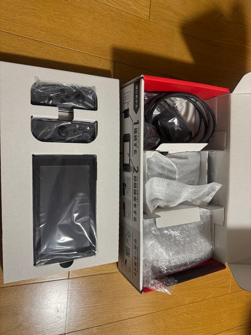 Nintendo Switch 本体 グレー ACアダプター付きジャンク品