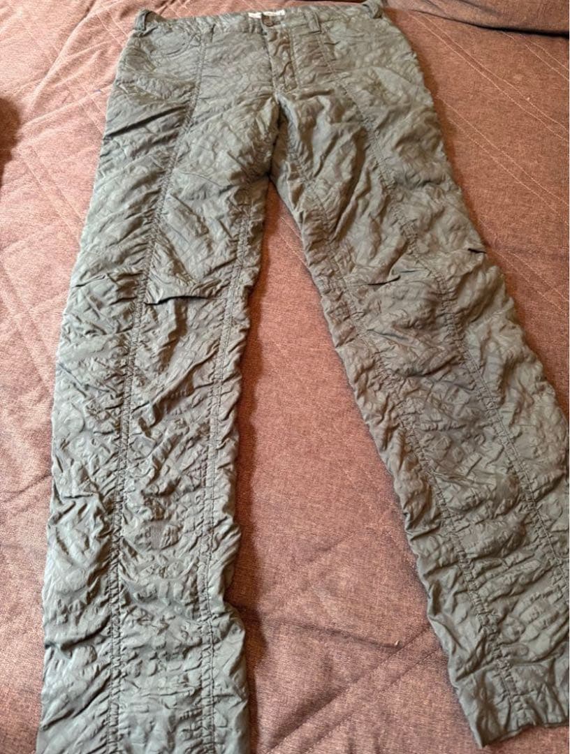 ISSEY MIYAKE ワークパンツ オリーブグリーン archive