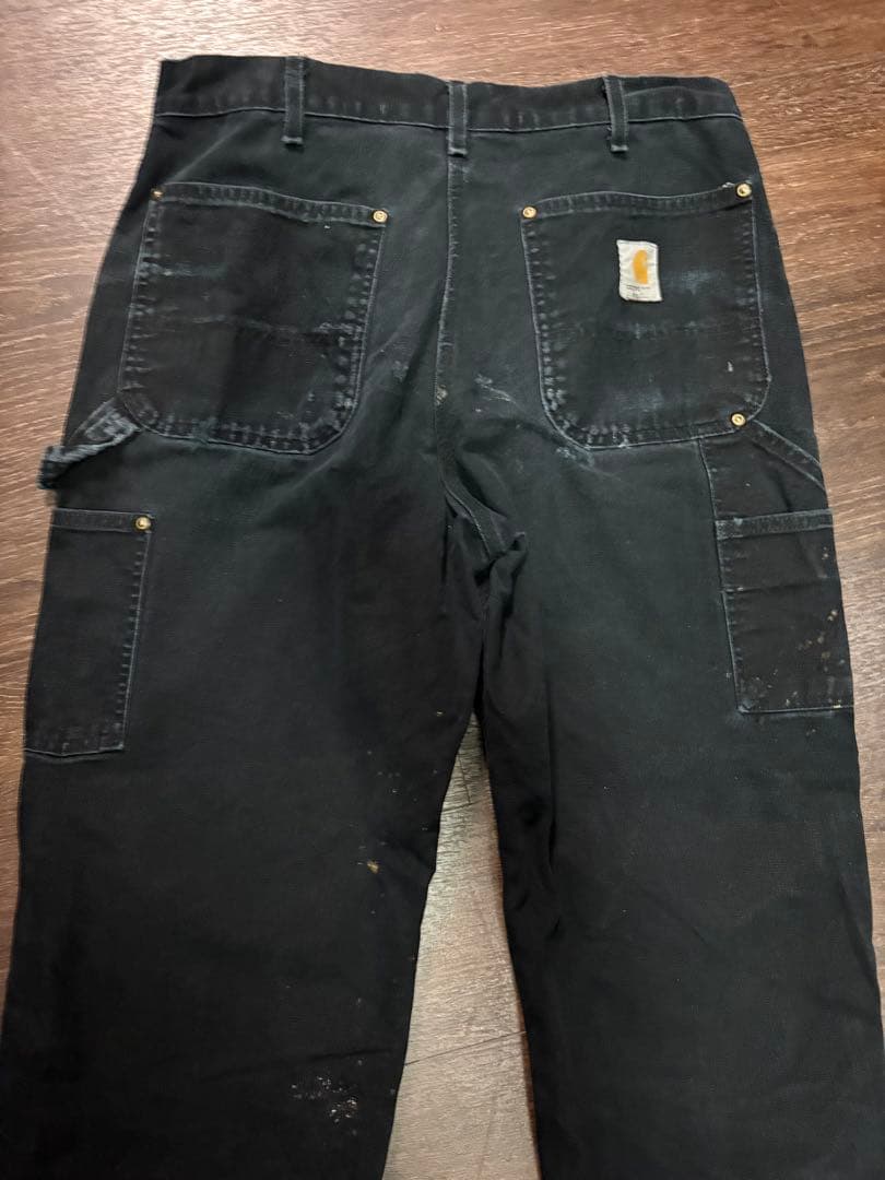 カーハート　ダブルニー　ブラック　スタッズ
