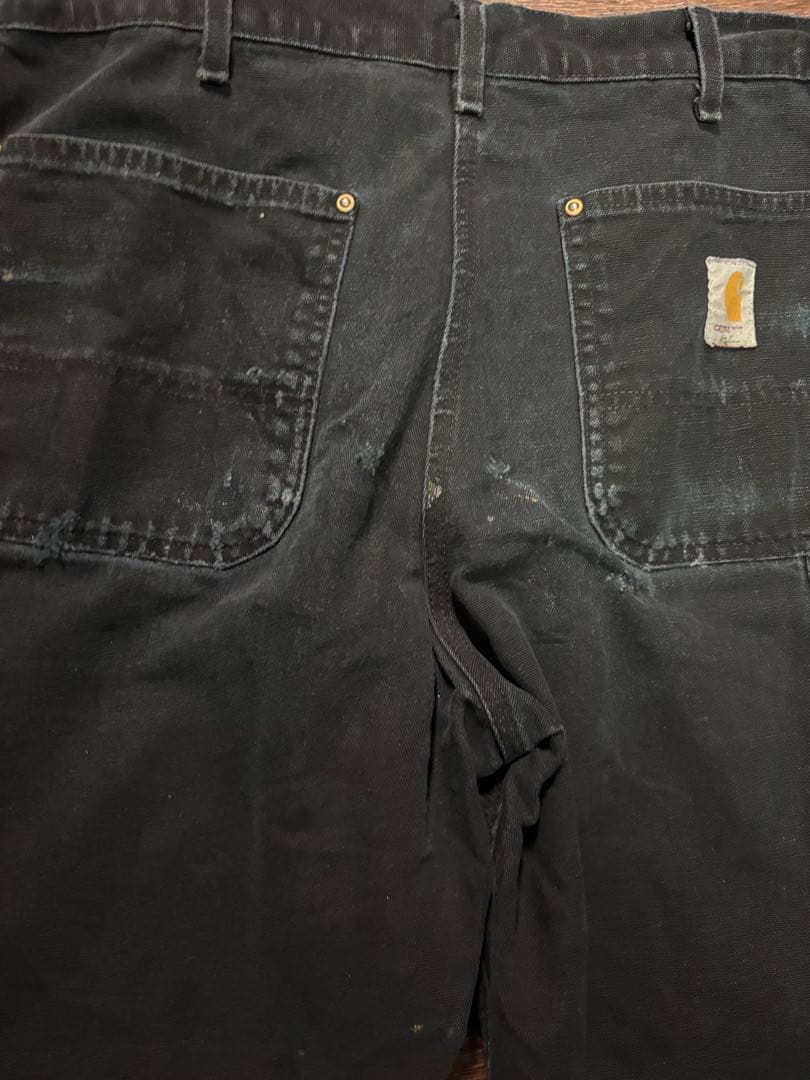 カーハート　ダブルニー　ブラック　スタッズ