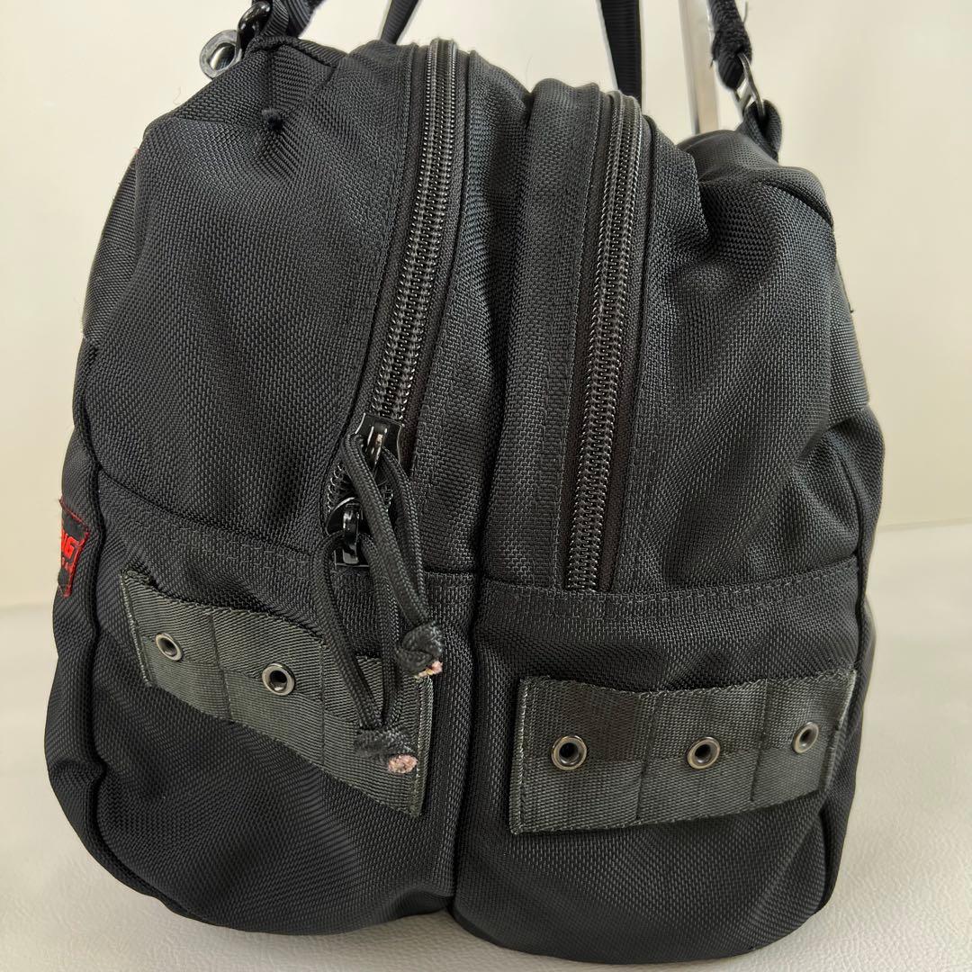 【2way】ブリーフィング デュアルダッフル ボストンバッグ ナイロン 旅行 黒