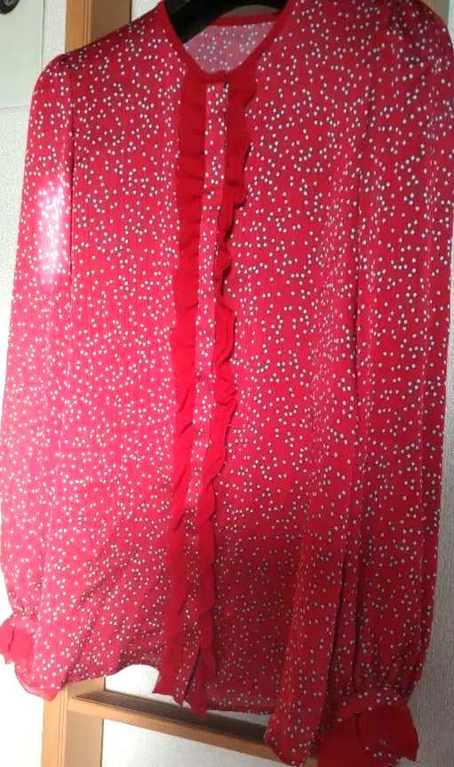 ご購入予定者様ありタグ付新品未使用ANAYI長袖ブラウス３８ 定価31,900円