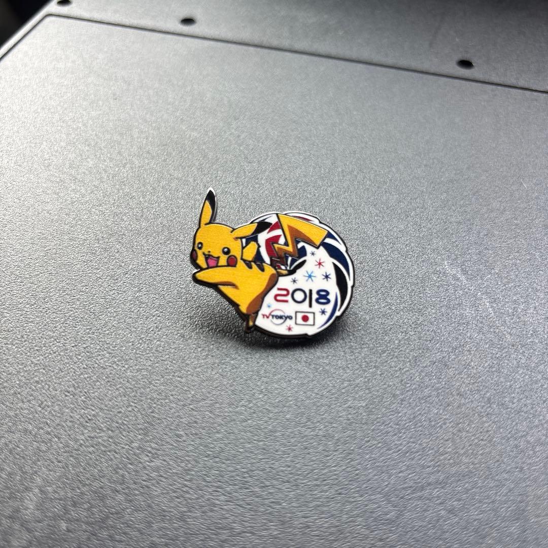 非売品　2018年 オリンピック ピカチュウ ピンバッジ ポケモン ピンズ