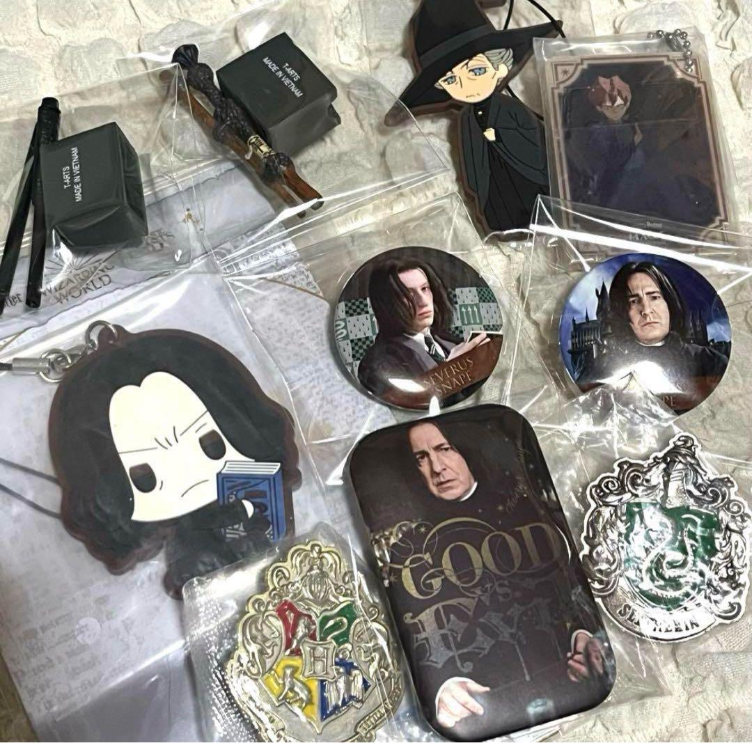 ハリーポッター セブルス・スネイプ 缶バッジ ピンズ アクキー ラバスト 杖