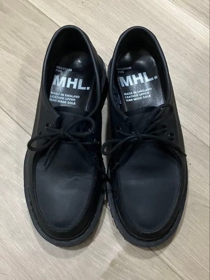 MHL. レザー レースアップシューズ SOLOVAIR