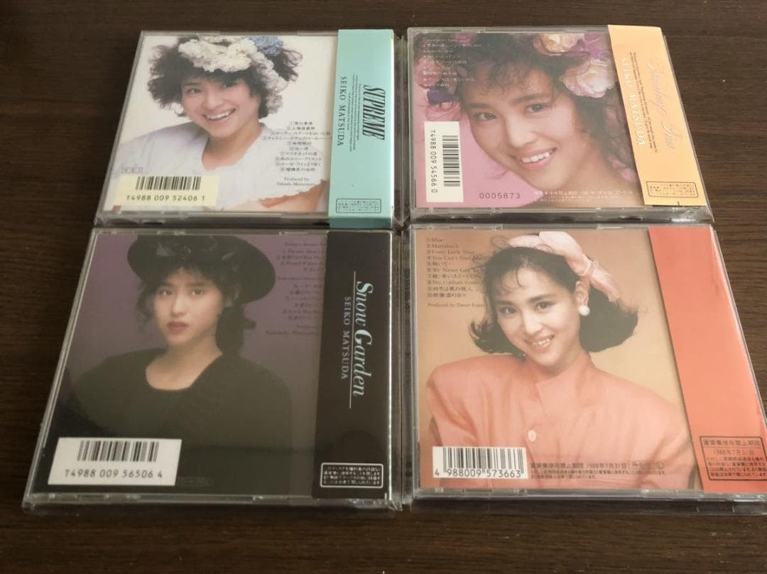 松田聖子 旧規格4タイトルセット 消費税表記なし 帯付属 CSR刻印あり 箱帯