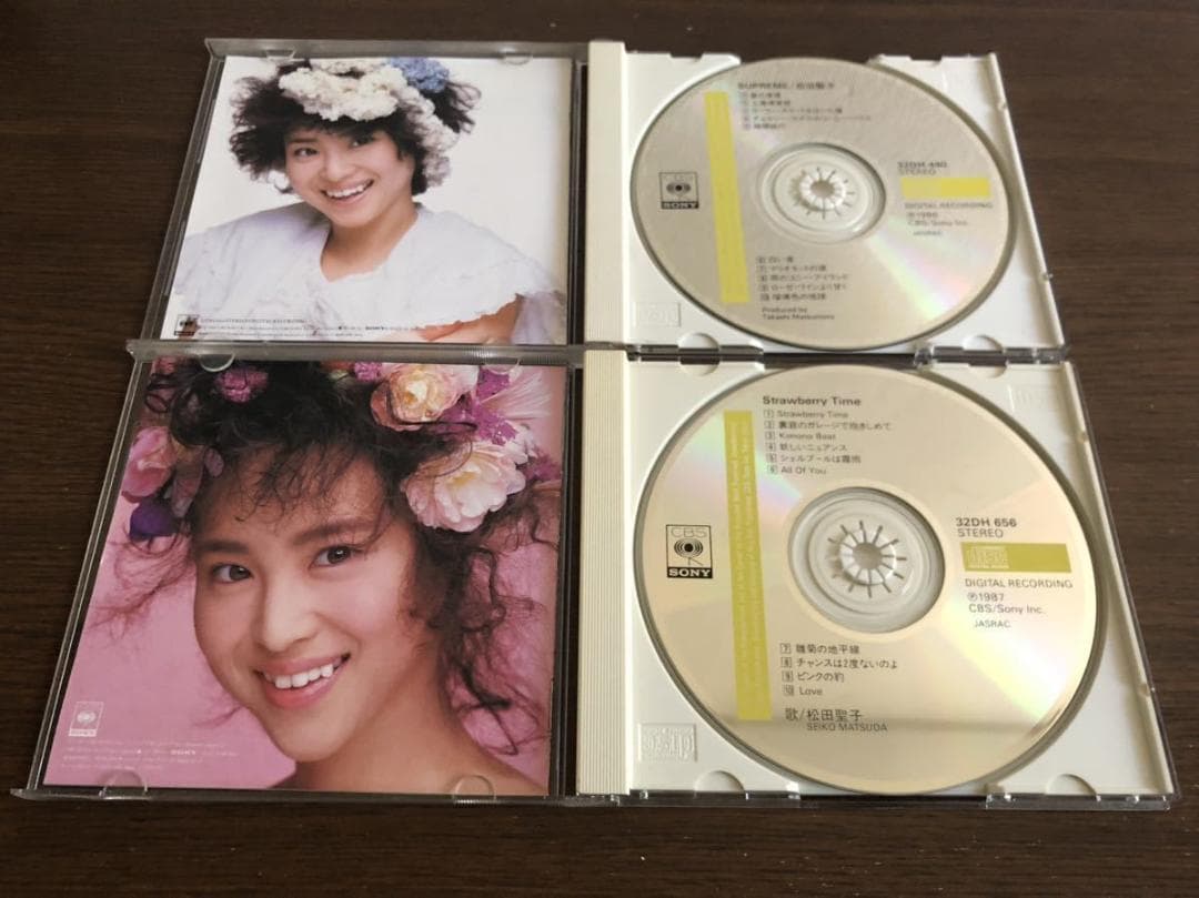 松田聖子 旧規格4タイトルセット 消費税表記なし 帯付属 CSR刻印あり 箱帯