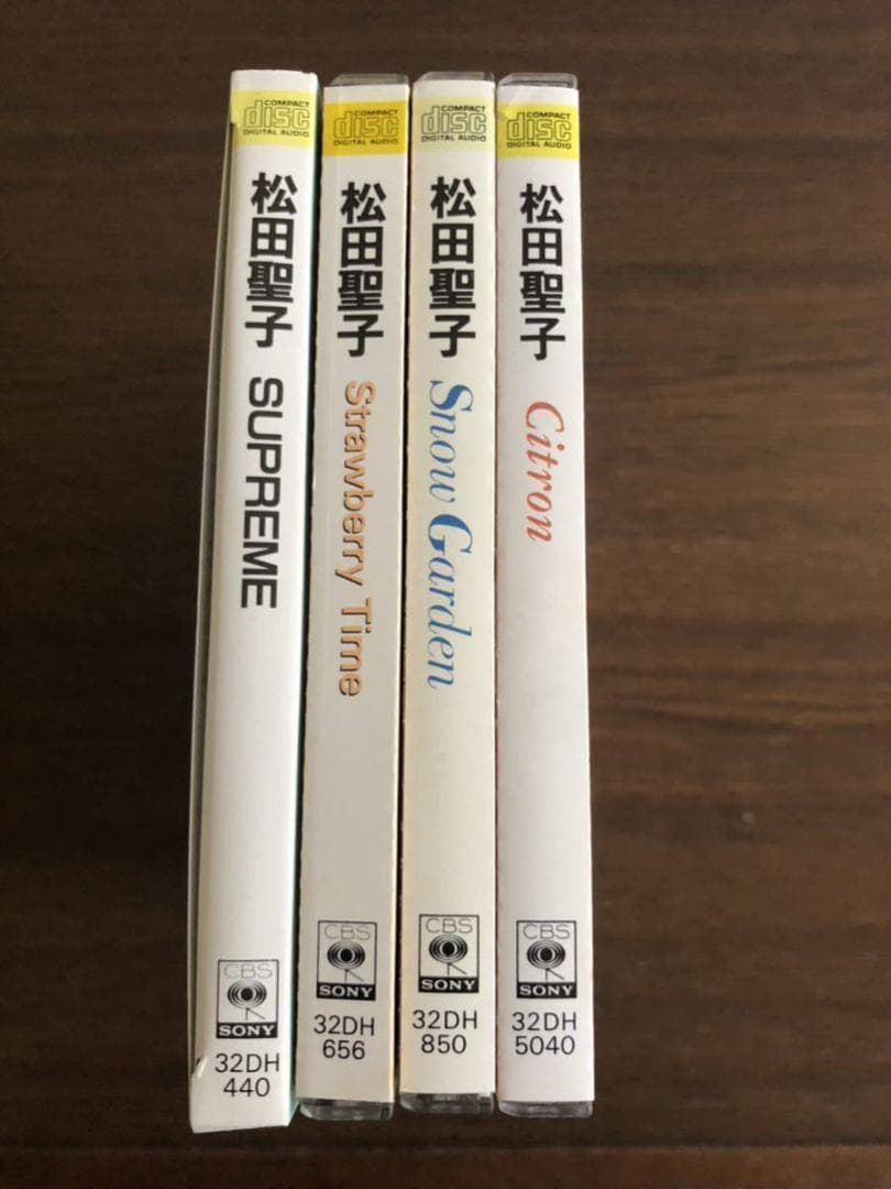 松田聖子 旧規格4タイトルセット 消費税表記なし 帯付属 CSR刻印あり 箱帯