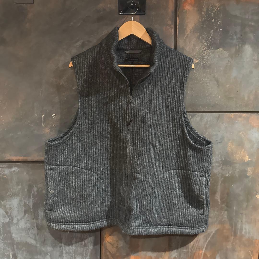 エンジニアドガーメンツ　High Mock Knit Vest Lサイズ