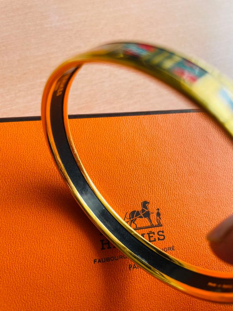 HERMES （エルメス） エマイユ PM 七宝焼き バングルブレスレット