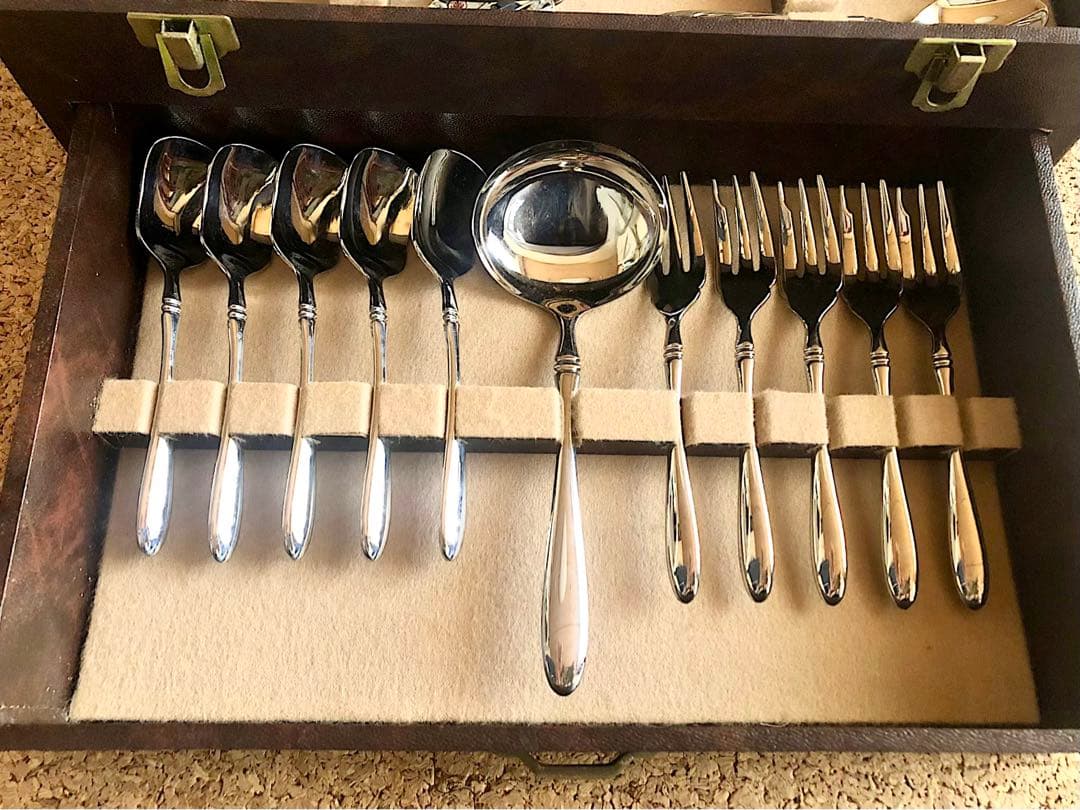 AZUMA アズマ インペリアル ステンレス製カトラリー38本セット 18-18