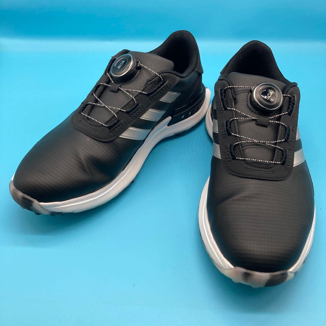 【未使用級】アディダスadidasゴルフシューズ BOA24.0cmレディース黒