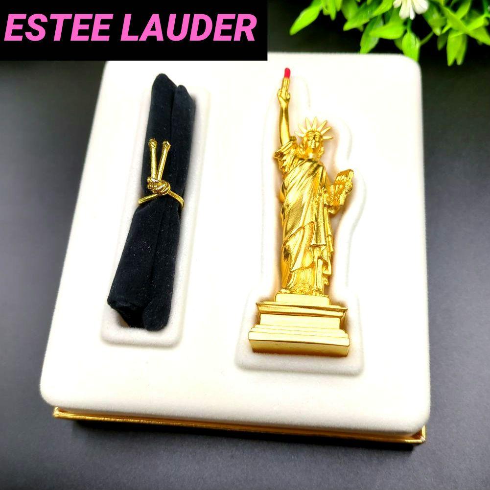 エスティローダー 練り香水 コンパクト スタチュー・オブ・リバティ ゴールド