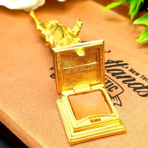 エスティローダー 練り香水 コンパクト スタチュー・オブ・リバティ ゴールド