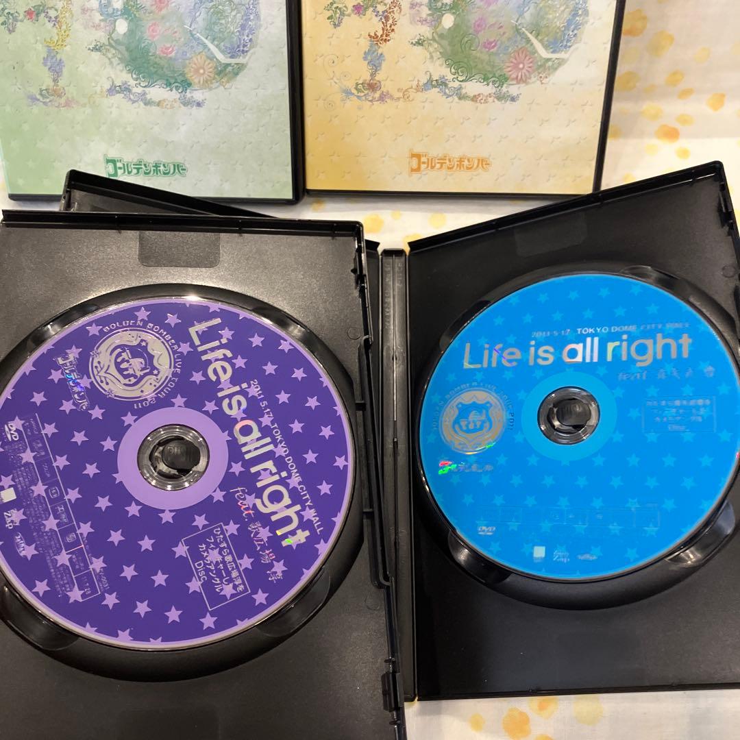ゴールデンボンバー　Life is all right DVD 4組セット