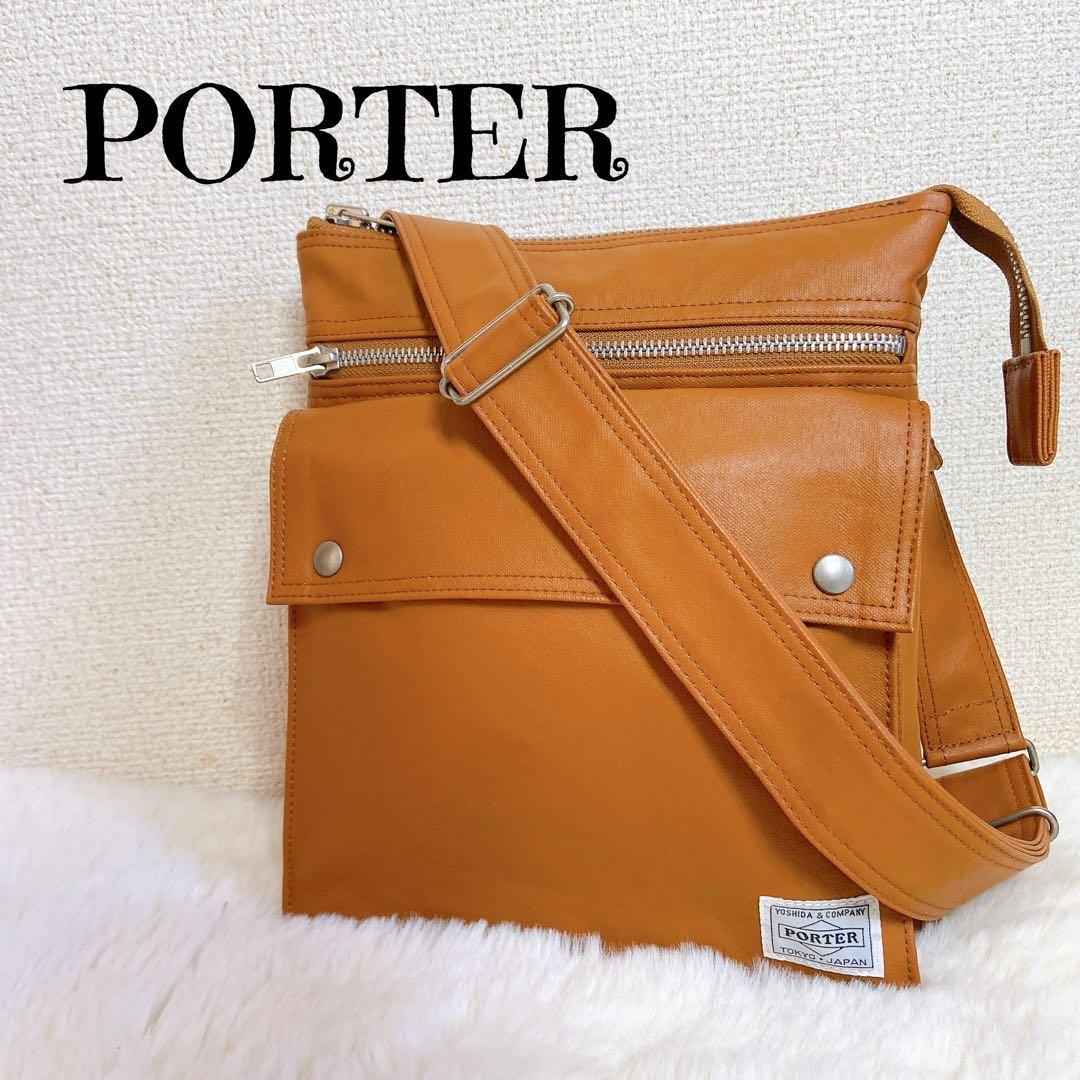 ✨️美品✨️ PORTER フリースタイル ショルダーバッグ キャメル 吉野カバン