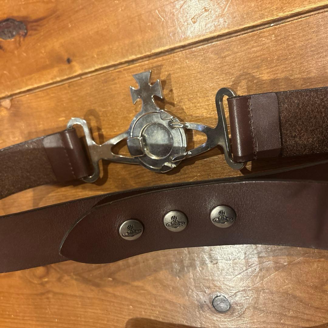 Vivienne WestWoodレザーベルト オーブベルト