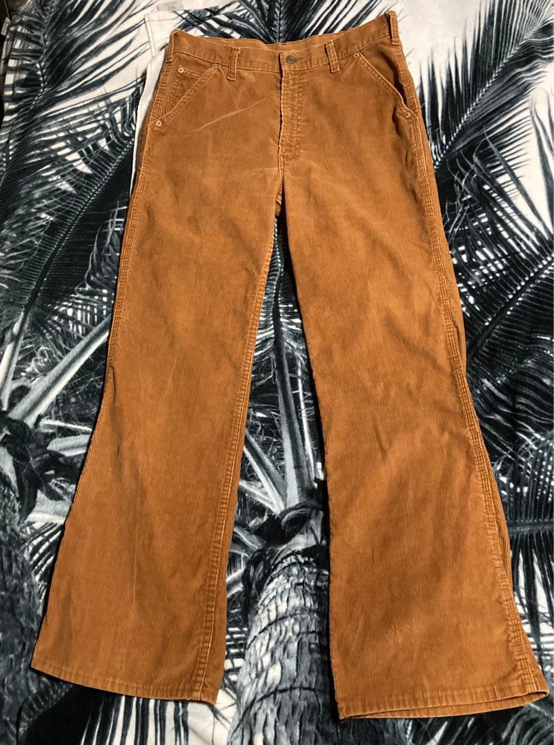 70s 米国製 Levi's 682 コーデュロイ 42 TALON W33