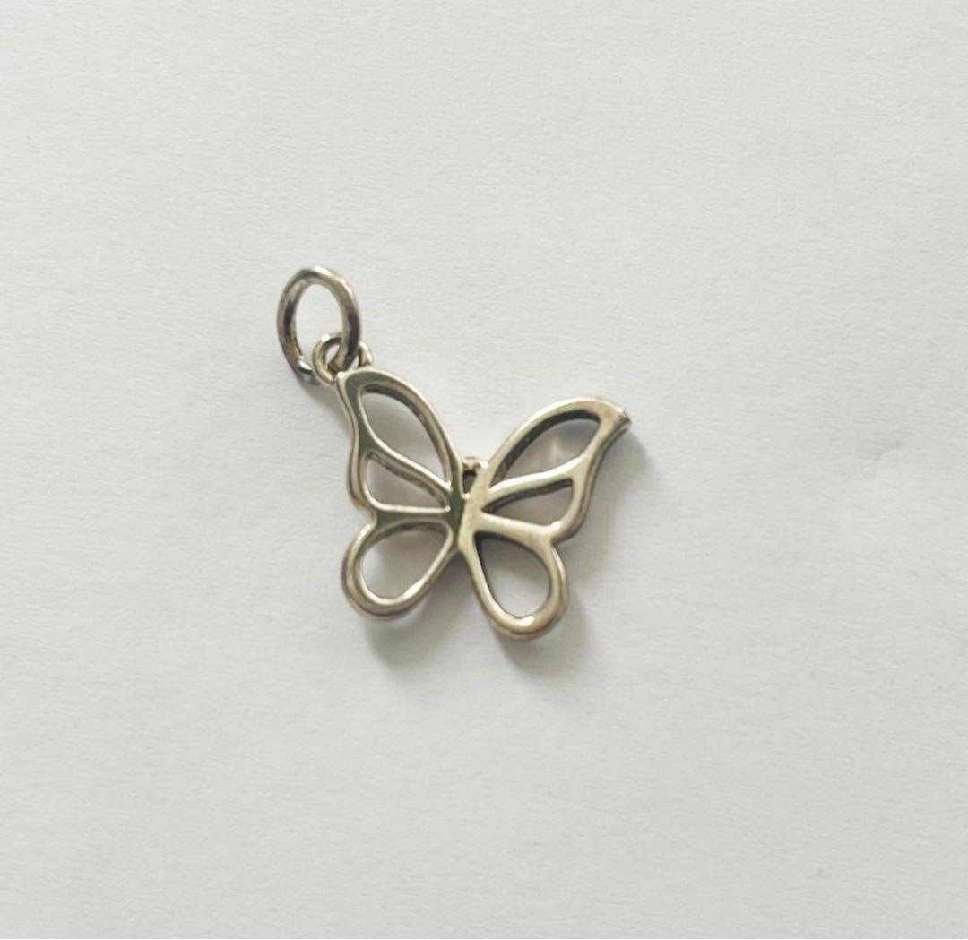 Tiffany&Co.　ティファニー チャーム　蝶　バタフライ　ネックレス