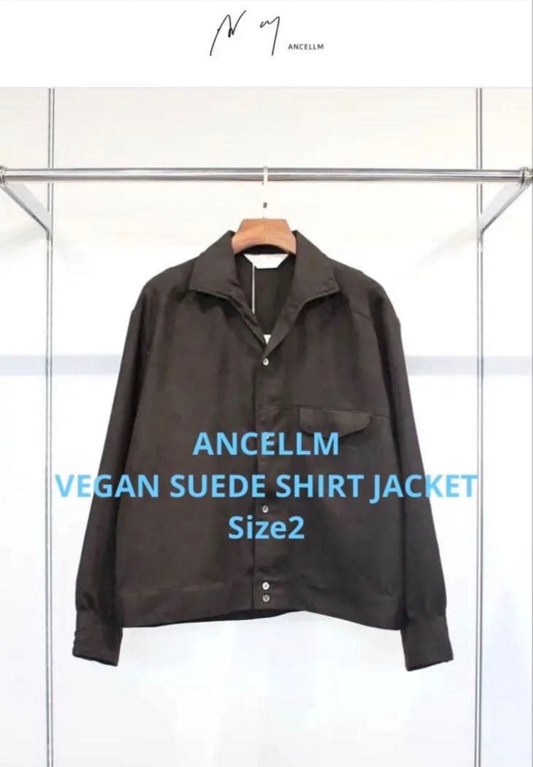ジャケット・アウター ANCELLM VEGAN SUEDE SHIRT JACKET Size2