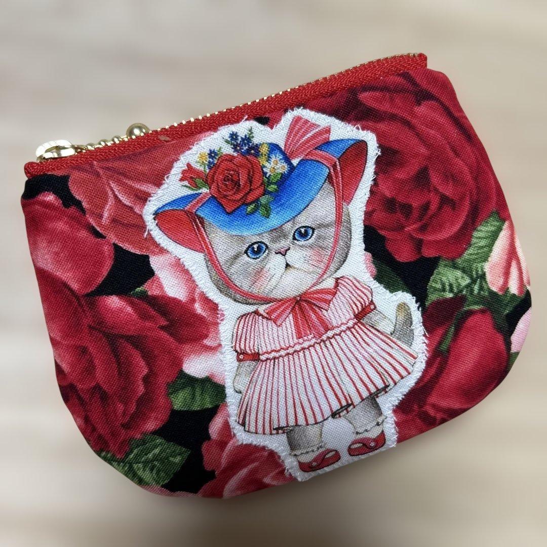 ハンドメイド　ころりんミニミニポーチ　コヤンイサムチョン☆両面ルミちゃん☆