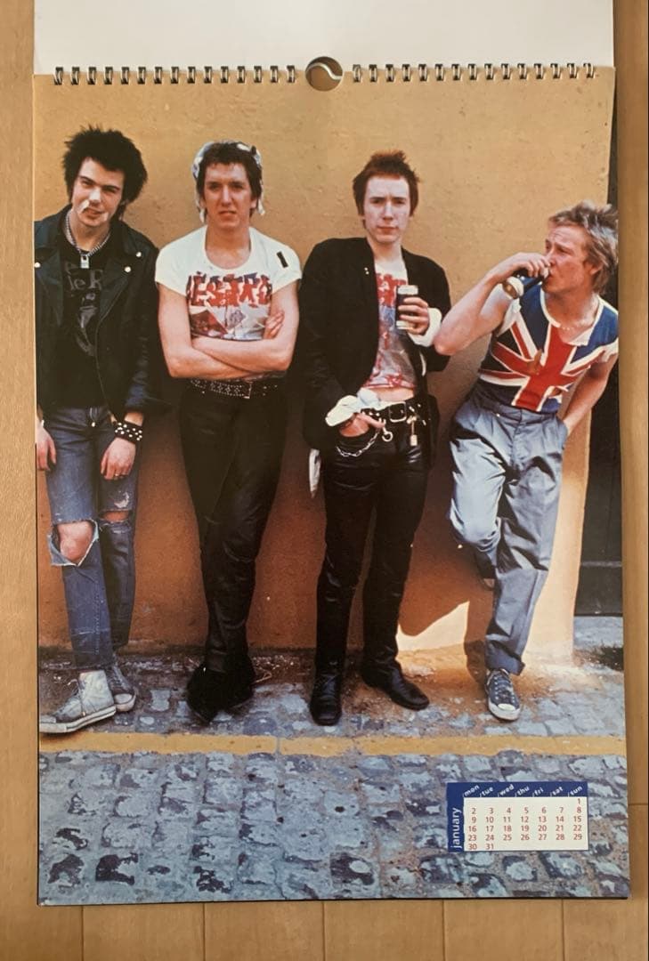SEX PISTOLS 1989年カレンダー　輸入物　セックス・ピストルズ