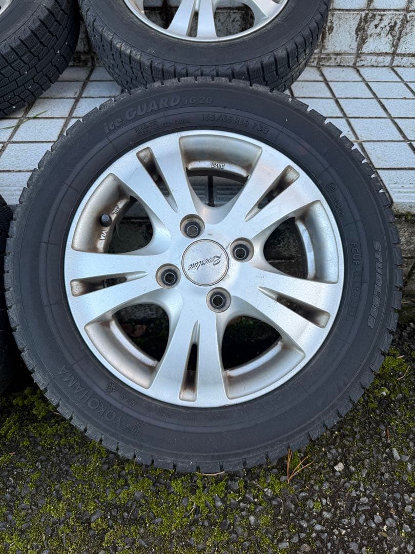 今日だけ！YOKOHAMAスタッドレスタイヤ13インチ ホイールセット