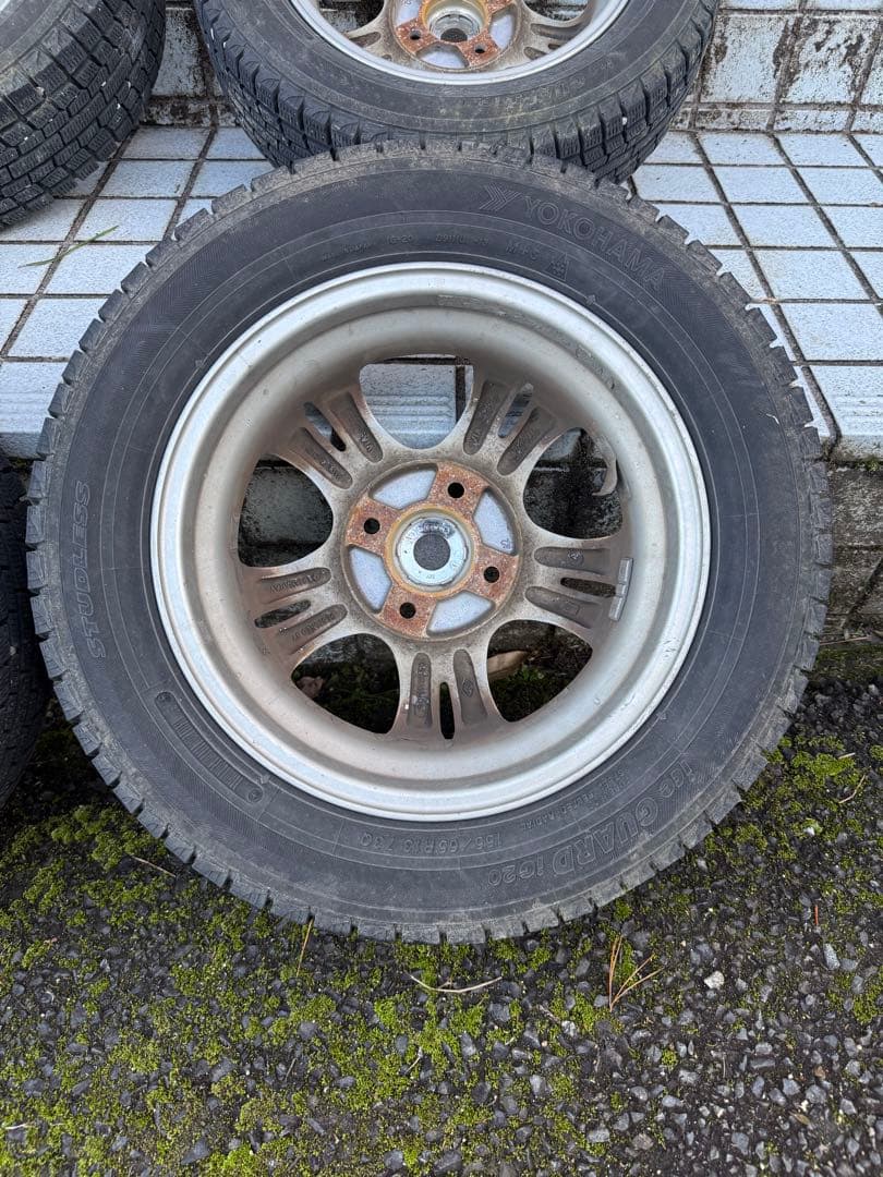 今日だけ！YOKOHAMAスタッドレスタイヤ13インチ ホイールセット