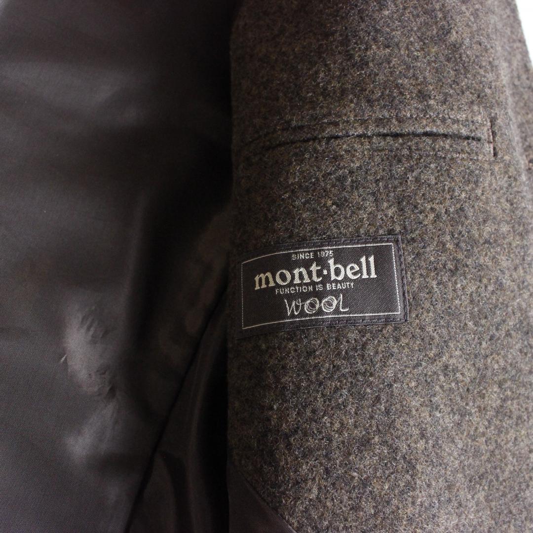 mont-bell ウールトラベルジャケット Lサイズ カーキ エルボパッチ