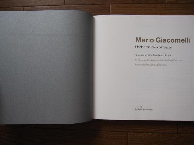 Under the skin of reality　マリオ・ジャコメッリ